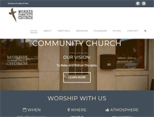 Tablet Screenshot of morrischurch.com